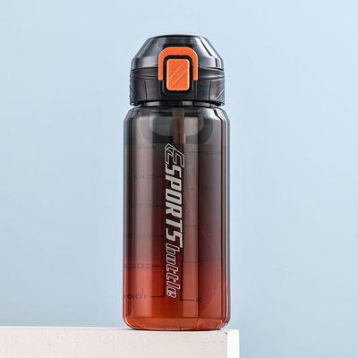 주문 콤팩트 디자인 700ml 1000ml 자전거 물병 1l 스포츠 물병 리프트와 함께 명확한 학생 물병 학교 소년을 위한 수분과 함께 재사용 online manufacture