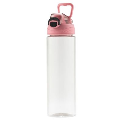 주문 재생 가능한 RPET 스타일리시 700 Ml 물병 플라스틱 휴대용 손잡이 패션 플라스틱 스포츠 성인용 물병 GRS 인증 online manufacture