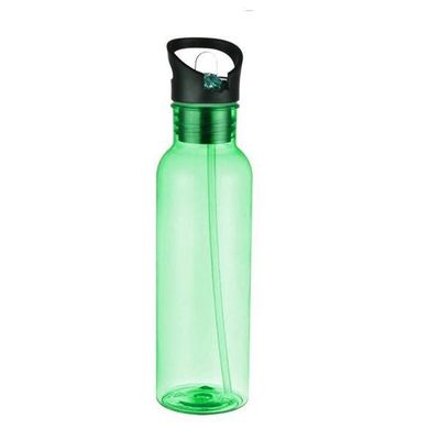 주문 6.8*25.5cm 휴대용 손잡이 700ML 대용량 맞춤형 트리탄 스포츠 병 체육관 물병 빨대 버튼과 함께 먼지 방지 커버 디자인 online manufacture