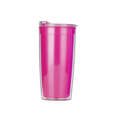 주문 570ml 반짝이는 이중 벽 단열 플라스틱 물병 세련된 현대적인 반짝이는 물병 GRS 100% BPA 무료 식기 세척기 안전 휴대하기 쉽습니다 online manufacture