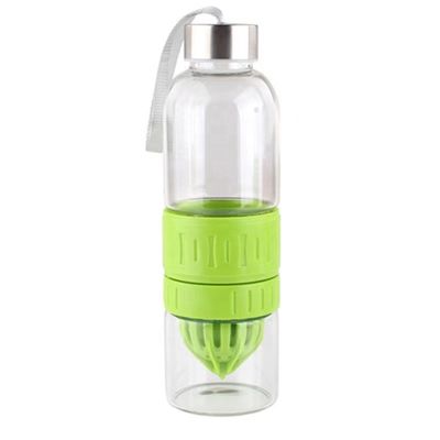 주문 간편한 휴대 야외 700ml 유리 투여 물병 Bpa 무료 트리탄 재사용 유리 과일 투여 물병 누출 방지 상단 및 넓은 입 online manufacture