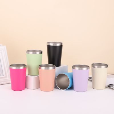 주문 8oz/12oz 맞춤형 이중 벽 스테인리스 스틸 머그 스테인리스 스틸 진공 단열 텀블러 플라스틱 BPA 무료 뚜?? 가 청소하기 쉽습니다 online manufacture