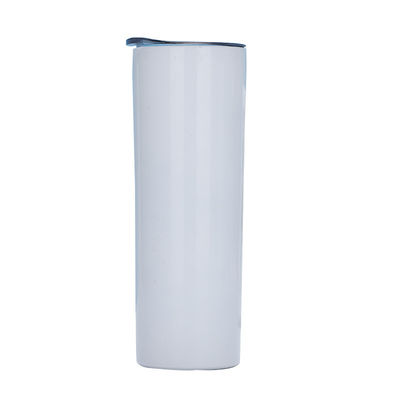 주문 수블리메이션 빈 20 OZ 스트레이트 얇은 덤블러 짚 스테인레스 스틸 이중 벽 단열 덤블러 online manufacture
