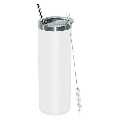주문 20oz 스테인레스 스틸 듀얼 벽 진공 단열 텀블러 뚜?? 과 빨대 online manufacture