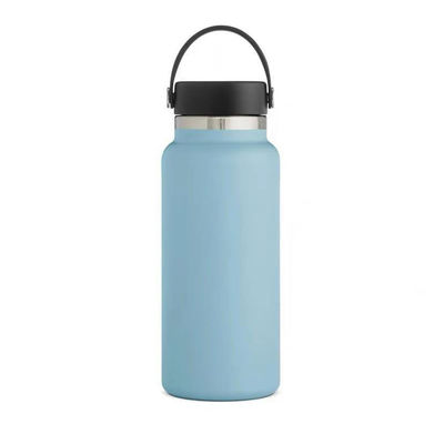 주문 BPA 무료 이중 벽 표준 입 진공 단열 음료 스포츠 스테인레스 스틸 파우더 코팅 물병 사용자 지정 로고 online manufacture