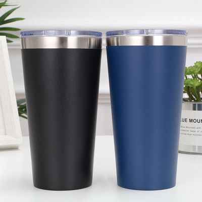 주문 16 Oz 이중 벽화 고화탄소 텀블러 세트 여행 머그 뜨거운 냉동 음료 커피 물 및 더 많은 online manufacture