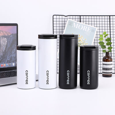 주문 단열 커피 머그 14oz, 4 패키지 여행 커피 텀블러, 진공 단열 커피 머그 누출 방지 나사 뚜?? 커피 컵 남녀 모두에게 online manufacture