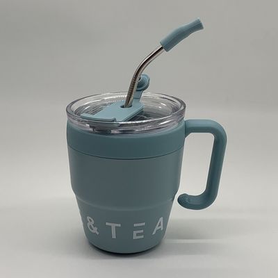 주문 단열 여행 머그 1pcs 480ml 스테인레스 스틸 커피 컵 짚 뚜?? 테르모스 머그 뜨거운 차가운 음료 물 차 우유 사무실 야외 휴대 병 online manufacture