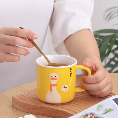 주문 노란 오리 세라믹 머그컵 (USB 발열 베이스 포함) online manufacture