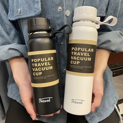 주문 듀얼 스테인레스 스틸 650ml 850ml 1100ml 진공 병 등반 피트니스 열차 컵 단열 냉동 성능 야외 스포츠 온라인 제조