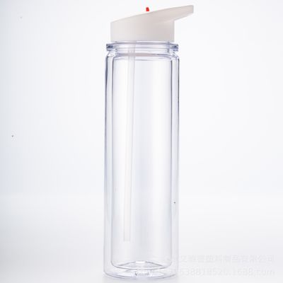 주문 이중 레이어 시퀀 핸들 물병, 중간 레이어가 있는 휴대용 스포츠 물병, RAS 물병 삽입용 GRS 인증 온라인 제조