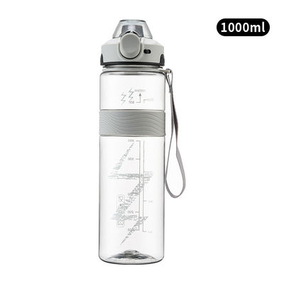 주문 가벼운 1000ml 맑은 트리탄 물병 Bpa 무료 휴대용 플라스틱 성향 색상 대형 스포츠 물병 다양한 색상 선택 온라인 제조