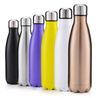 주문 Customizable 304 Stainless Steel Vacuum Insulated Cup With Large Capacity For Outdoor, Car And Sports Use - Coca-Cola Bottle Style For Cross-border And European/American Markets 온라인 제조