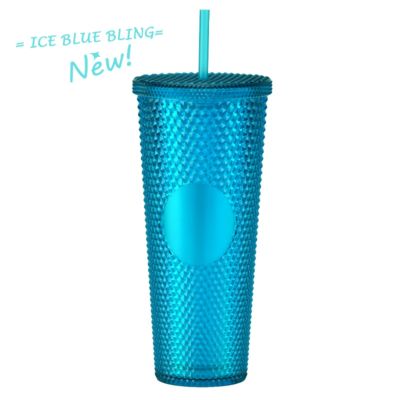 주문 Factory Direct Supply Double-layer Plastic Straw Cup, Large Capacity Creative 710ml Durian Cup, Prickly Cup, Portable Diamond Cup 온라인 제조