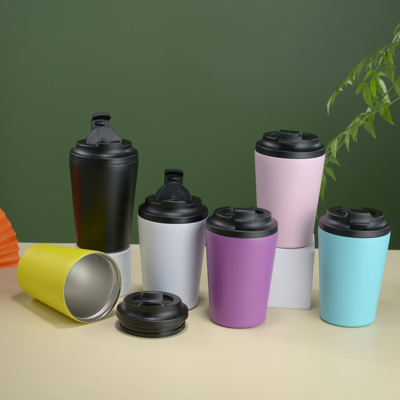 주문 Cross-border 304 Stainless Steel Insulated Tumbler Elegant Unisex Coffee Holder Portable For Business & Home Customizable Design 온라인 제조