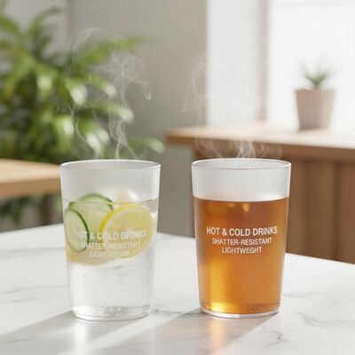 주문 15 Oz 플라스틱 텀블러 실린더 적합 덥고 차가운 음료 가볍고 찢어질 수 없습니다 바쁜 환경에 적합 온라인 제조