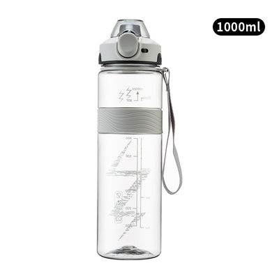 가벼운 1000ml 맑은 트리탄 물병 Bpa 무료 휴대용 플라스틱 성향 색상 대형 스포츠 물병 다양한 색상 선택