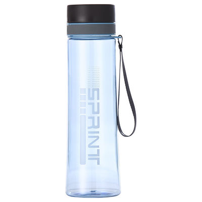 사용자 지정 로고 가벼운 플라스틱 여행 물병 야외 스포츠 물병 500ml/650ml/750ml/1000ml/1200ml 로프 다기능 다목적
