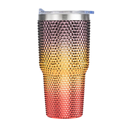 750ml 식품 등급 맞춤형 반짝이는 물병 아이리세센트 인크라이드 다이아몬드 반짝이는 맞춤형 짚과 함께 튀긴 텀블러 들고 청소하기 쉽습니다 9.7*23.2cm