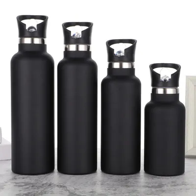 25oz Hydro Double Wall Flask 스테인리스 스틸 물병 물병 물통 턱 밸브 상단 진공 단열 땀 방지 누출 방지 스포츠 테르모스 표준 입