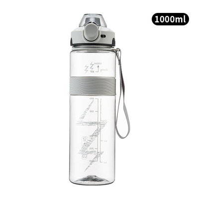 가벼운 1000ml 맑은 트리탄 물병 Bpa 무료 휴대용 플라스틱 성향 색상 대형 스포츠 물병 다양한 색상 선택